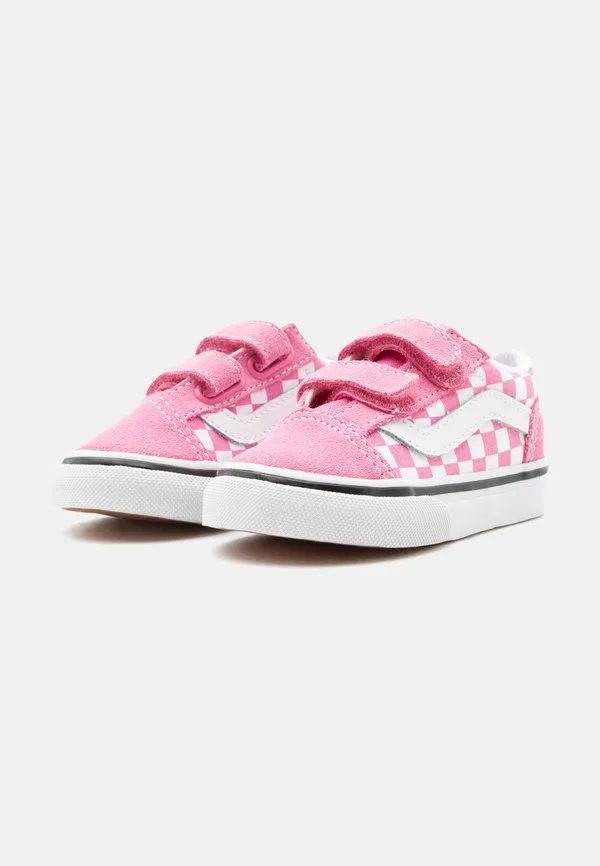 Детские туфли в стиле олдскул Vans, Pink Fizz — фото 2