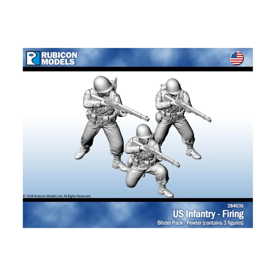 

Пехота США – стрельба, World War II - USA & Other Allies (28mm)