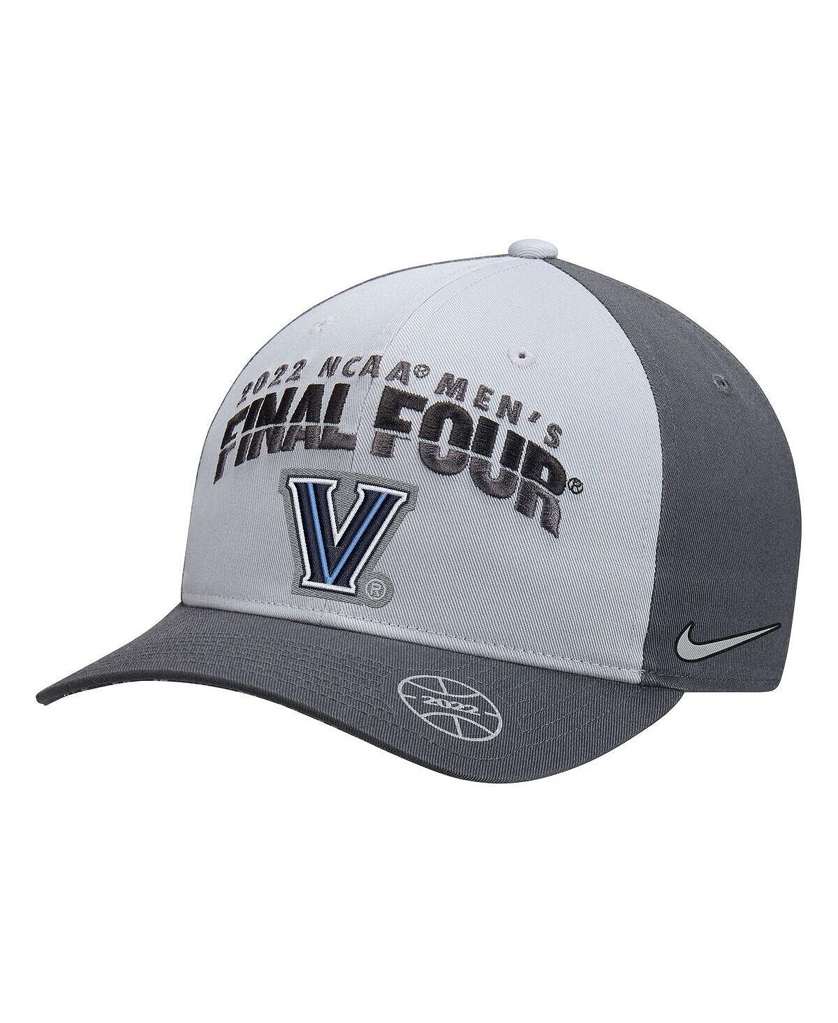 

Мужская серая бейсболка Villanova Wildcats 2022. Мужской баскетбольный турнир NCAA March Madness Final Four. Региональные чемпионы. Раздевалка Classic 99. Регулируемая кепка. Nike