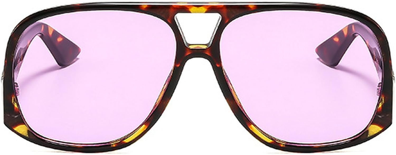 

Модные большие солнцезащитные очки-пилот для женщин 2025 года, роскошные круглые солнцезащитные очки-маски, классические винтажные очки для женщин с защитой от УФ-излучения UV400 mincl, Purple