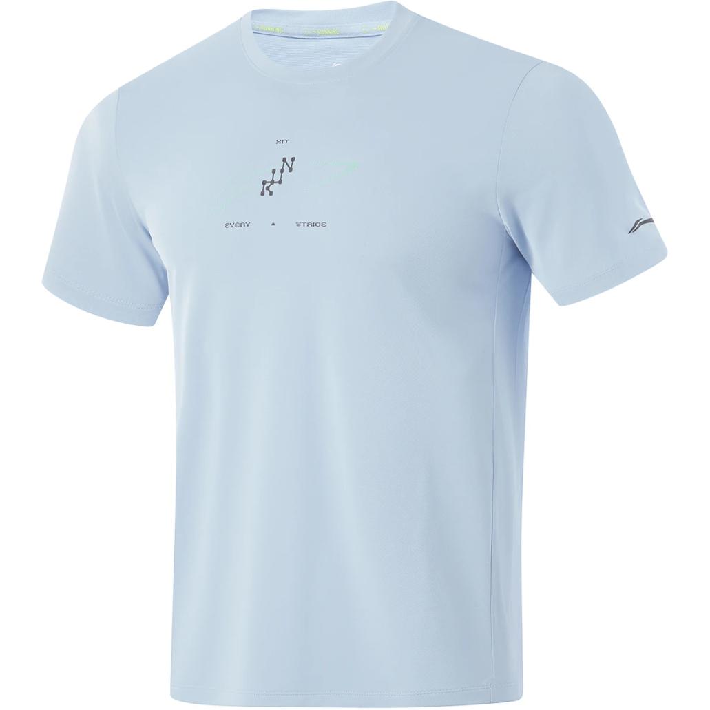 

LINING Футболка мужская Clear Sky Blue, Синий, LINING Футболка мужская Clear Sky Blue