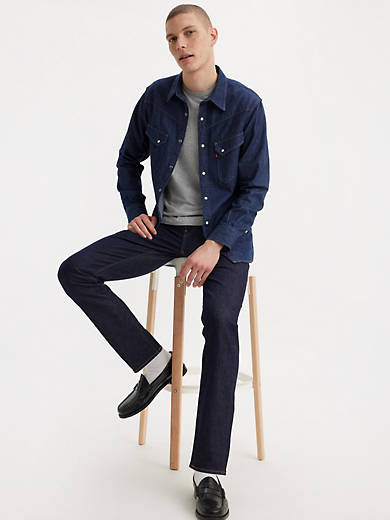 

511 Узкие мужские джинсы Levi's, цвет Midnight Rinse - Dark Wash - Stretch
