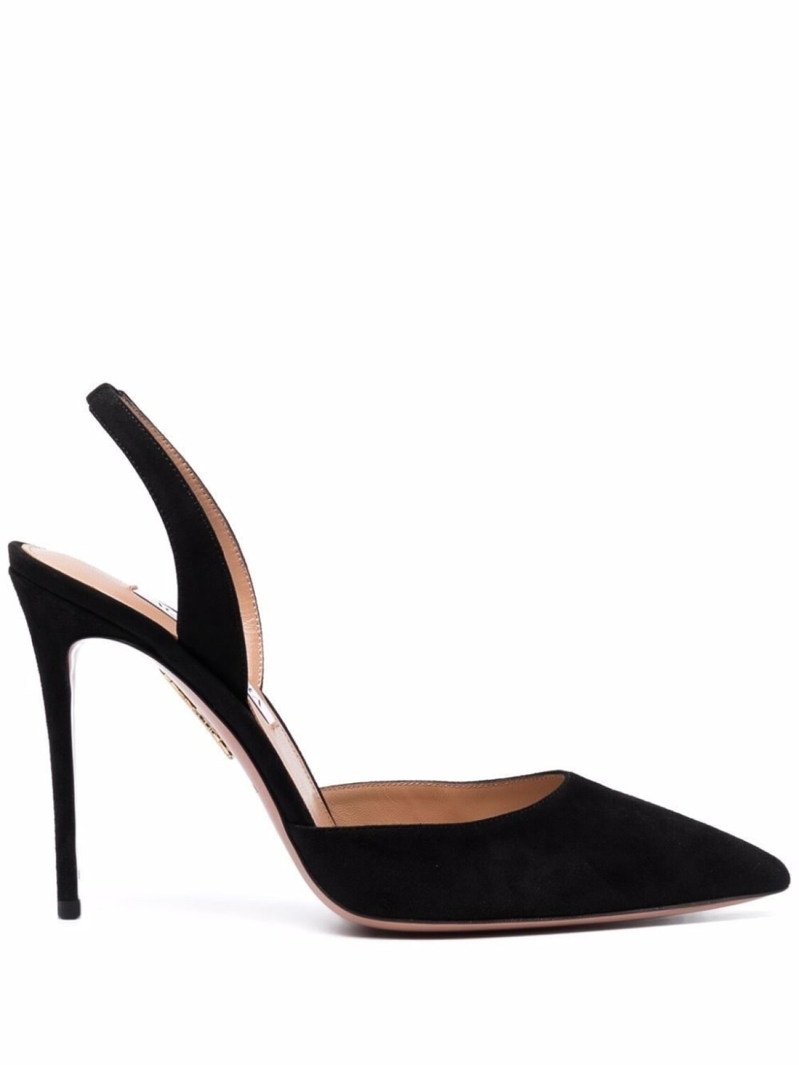 

Aquazzura туфли с заостренным носком и ремешком на пятке, черный