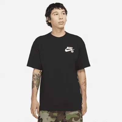 

Футболка Nike SB Logo Skate T-Shirt, черный/белый