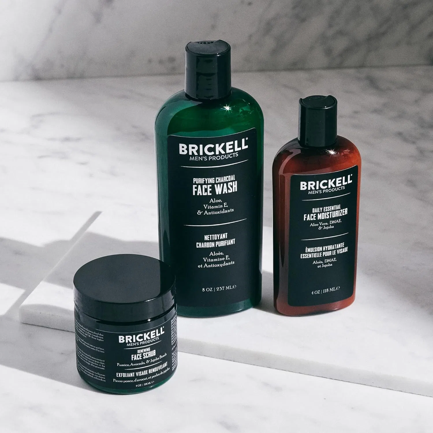 Мужской набор для ухода за лицом Brickell Men's Daily Advanced Face Care Routine II Brickell Men'S Products — фото 2