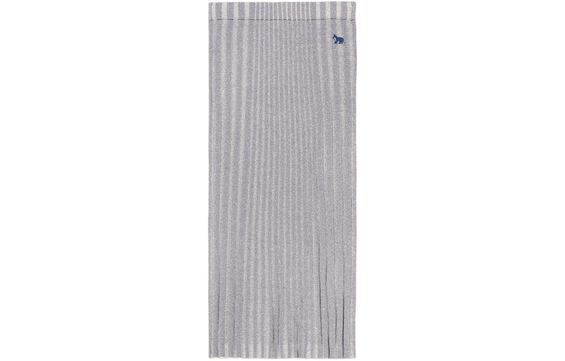 

Прямая миди-юбка из рубчатого трикотажа Maison Kitsuné Maison Kitsune, серый