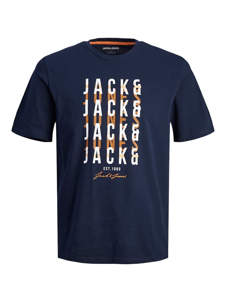 

Футболка Jack & Jones Delvin, темно-синий