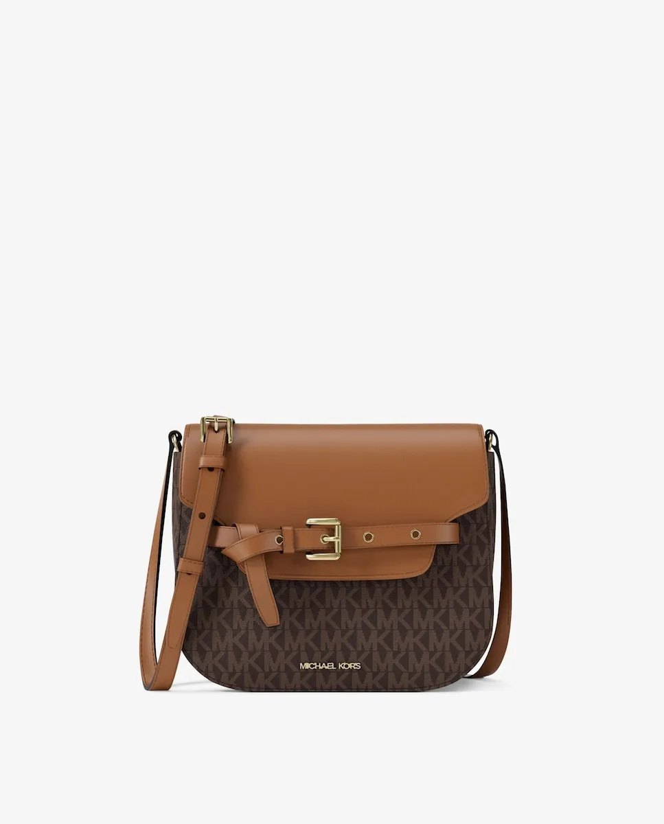 

Emilia Маленькая сумка с логотипом Michael Michael Kors, темно-коричневый