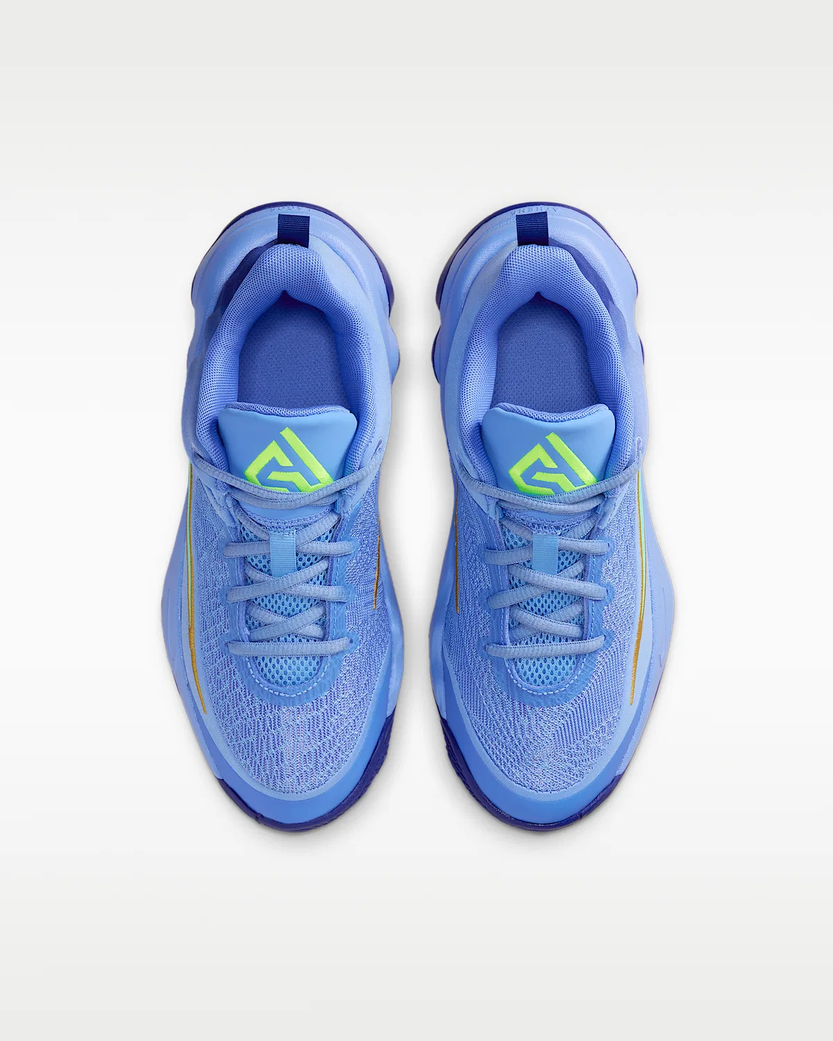 Детские баскетбольные кроссовки Giannis Immortality 4, Royal Pulse/Deep Royal/Volt/Hyper Turquoise — фото 4