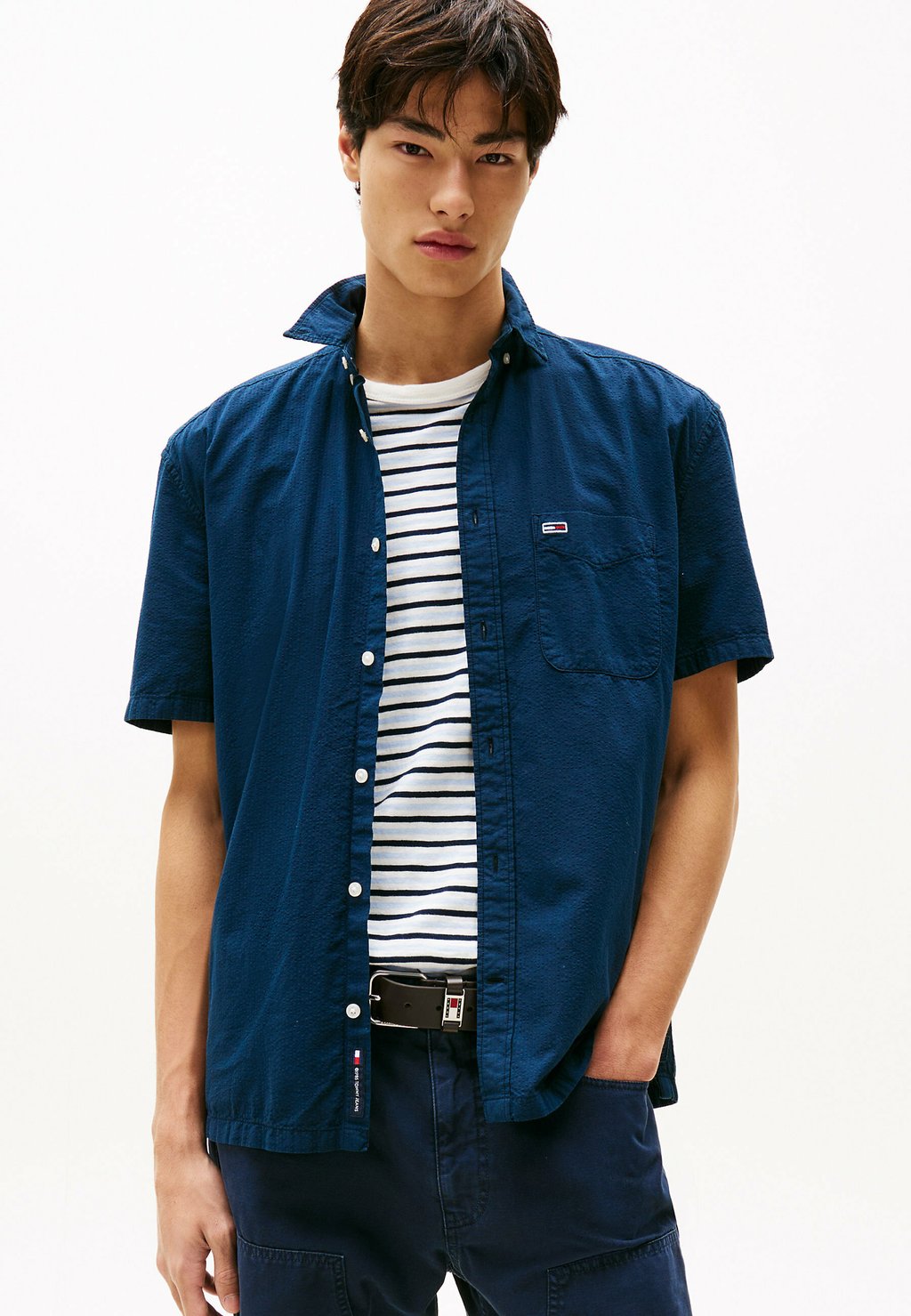 

Рубашка Tommy Jeans, темно-синий