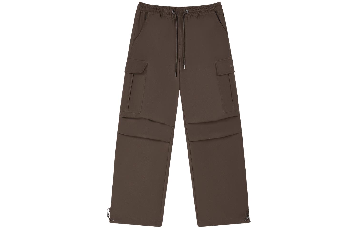 

Женские повседневные брюки горький кофе умбра FILA