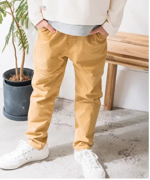 Штаны широкие из хлопка Crescent twill camel