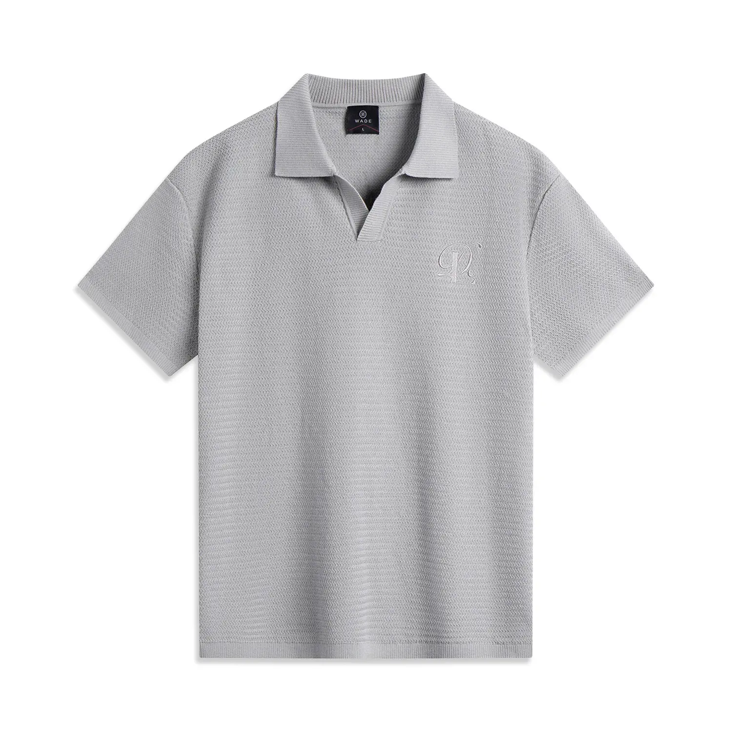 

Li-Ning Li Ning Polo Shirts Men's Geological Gray Lapel Moderate Straight Fit