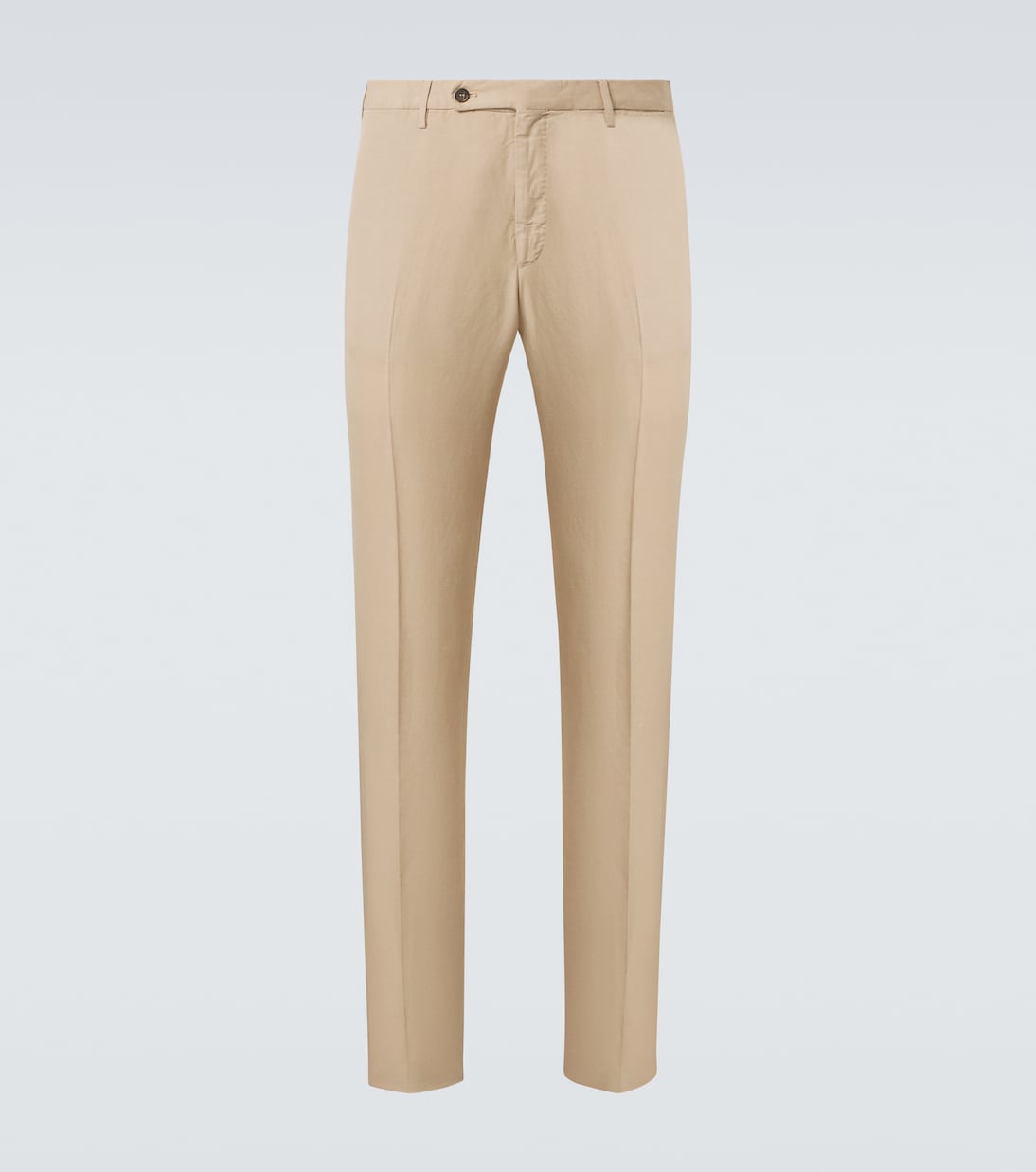 

Прямые брюки из льна и хлопка Slowear, бежевый