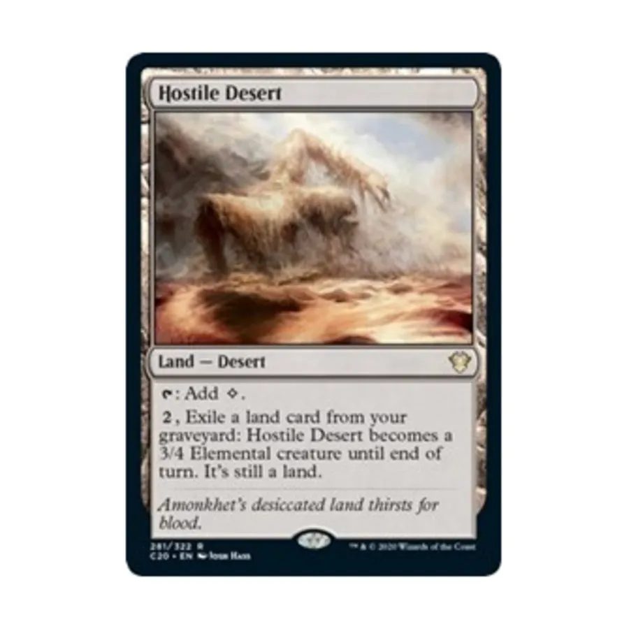 

CCG Враждебная пустыня (клавиша R), MTG - Commander 2020