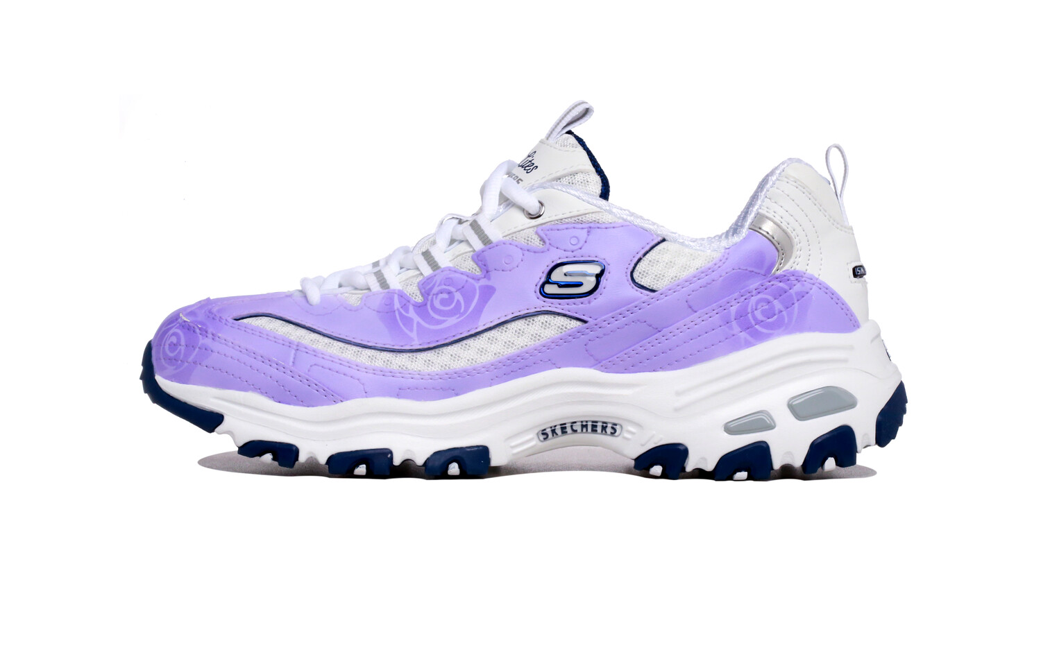 

Кроссовки Skechers D"Lites 1.0 Chunky Sneakers Women's Low-top White/purple, цвет Light Lavender