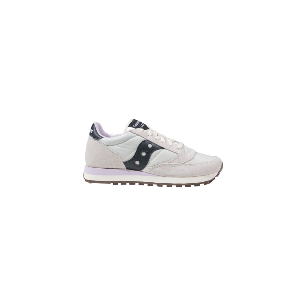 

Фиолетовые замшевые кроссовки из кожи Saucony
