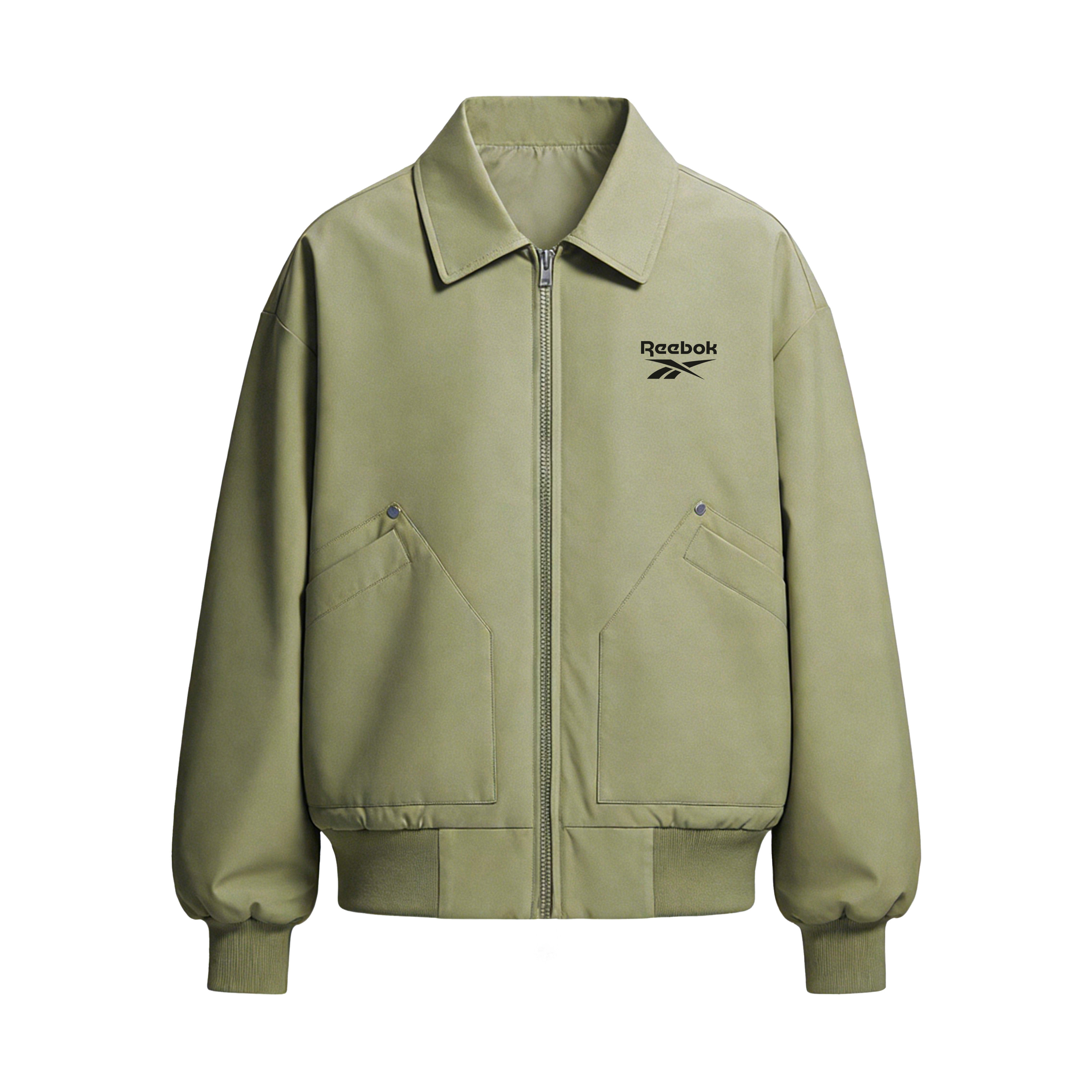 

Куртка Unisex Lapel Moderate Reebok, pea зеленый