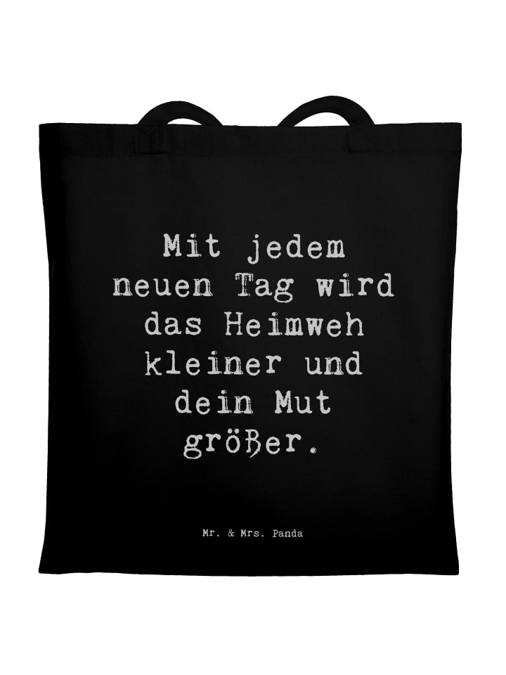 

Mr. & Mrs. Panda Сумка с надписью «Преодоление тоски по дому» черного цвета