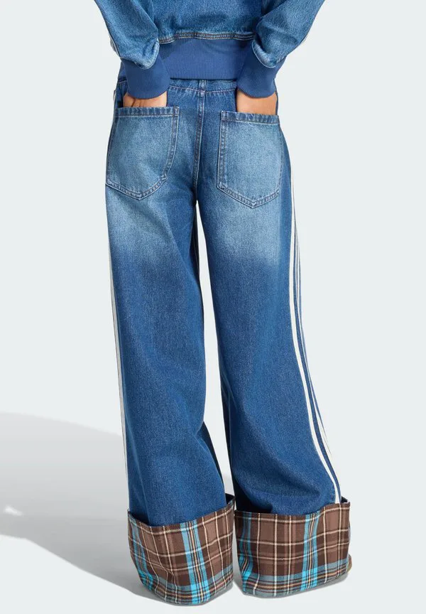Широкие ноги Adidas Originals, Indigo Denim/Multicolor — фото 2