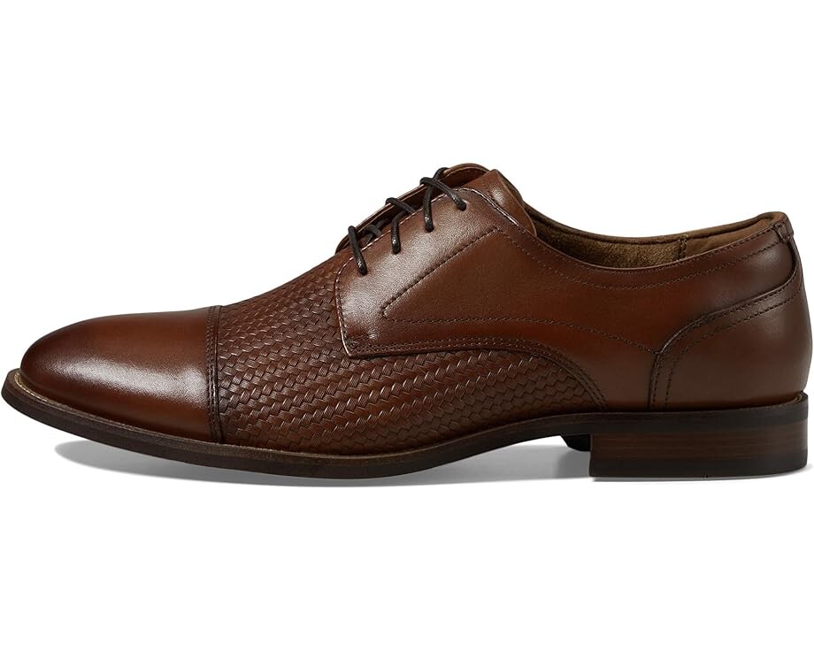Оксфорды Florsheim Rucci Weave Cap Toe Oxford, цвет Cognac — фото 4