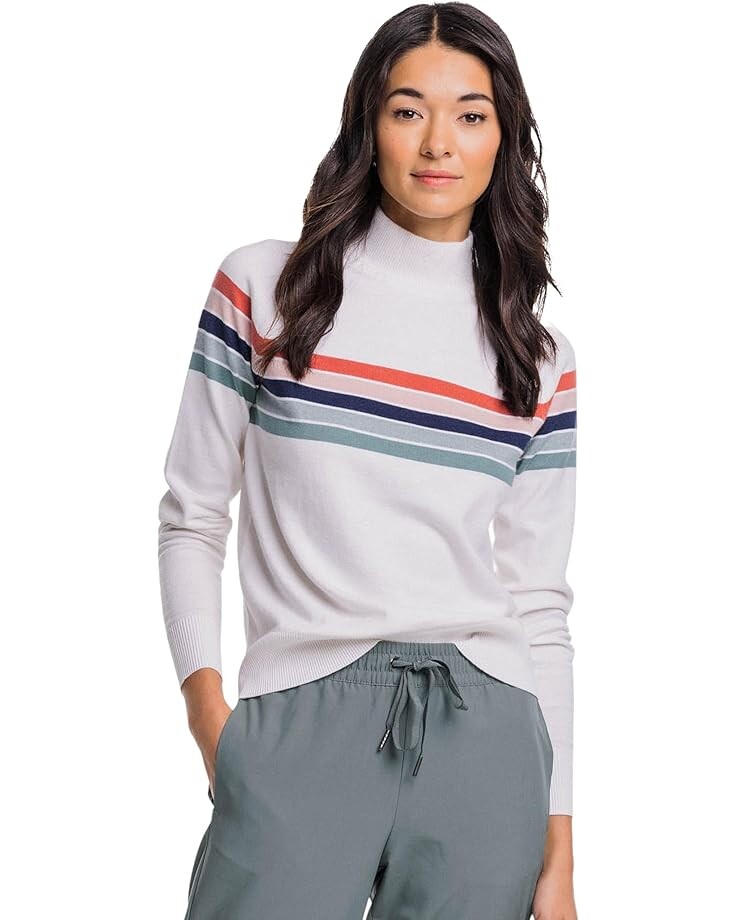 

Свитер Southern Tide Brynlee Chest Stripe, цвет Classic White