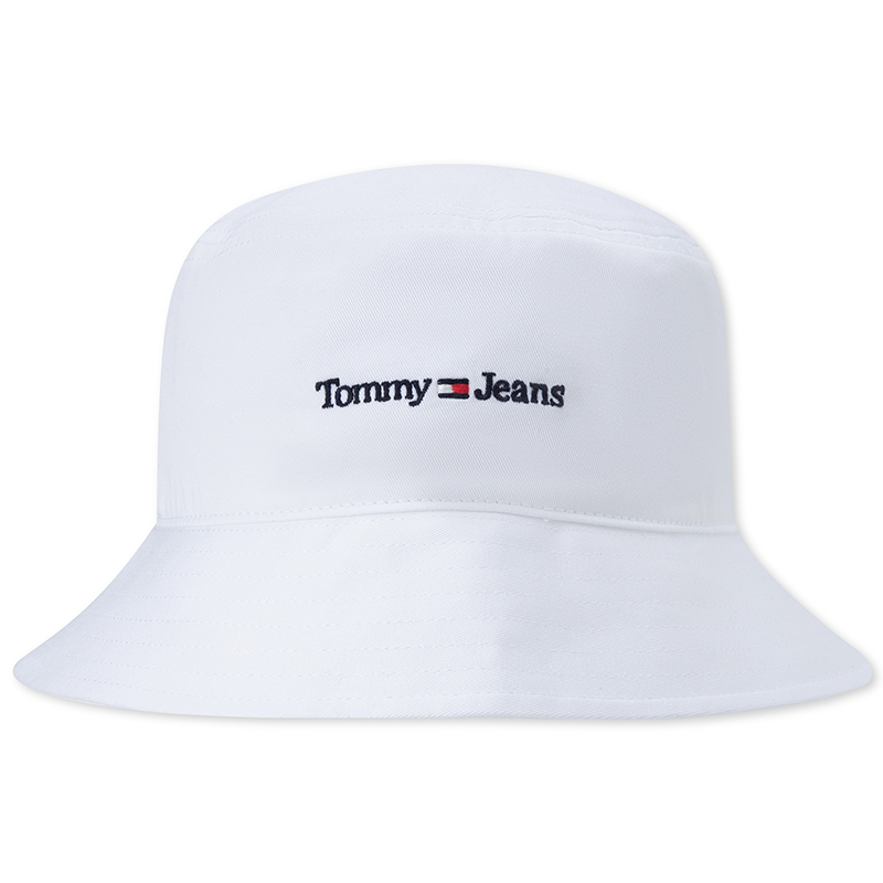 

Tommy Hilfiger Хлопковая шляпа-ведро мужская белая, Белый, Tommy Hilfiger Хлопковая шляпа-ведро мужская белая