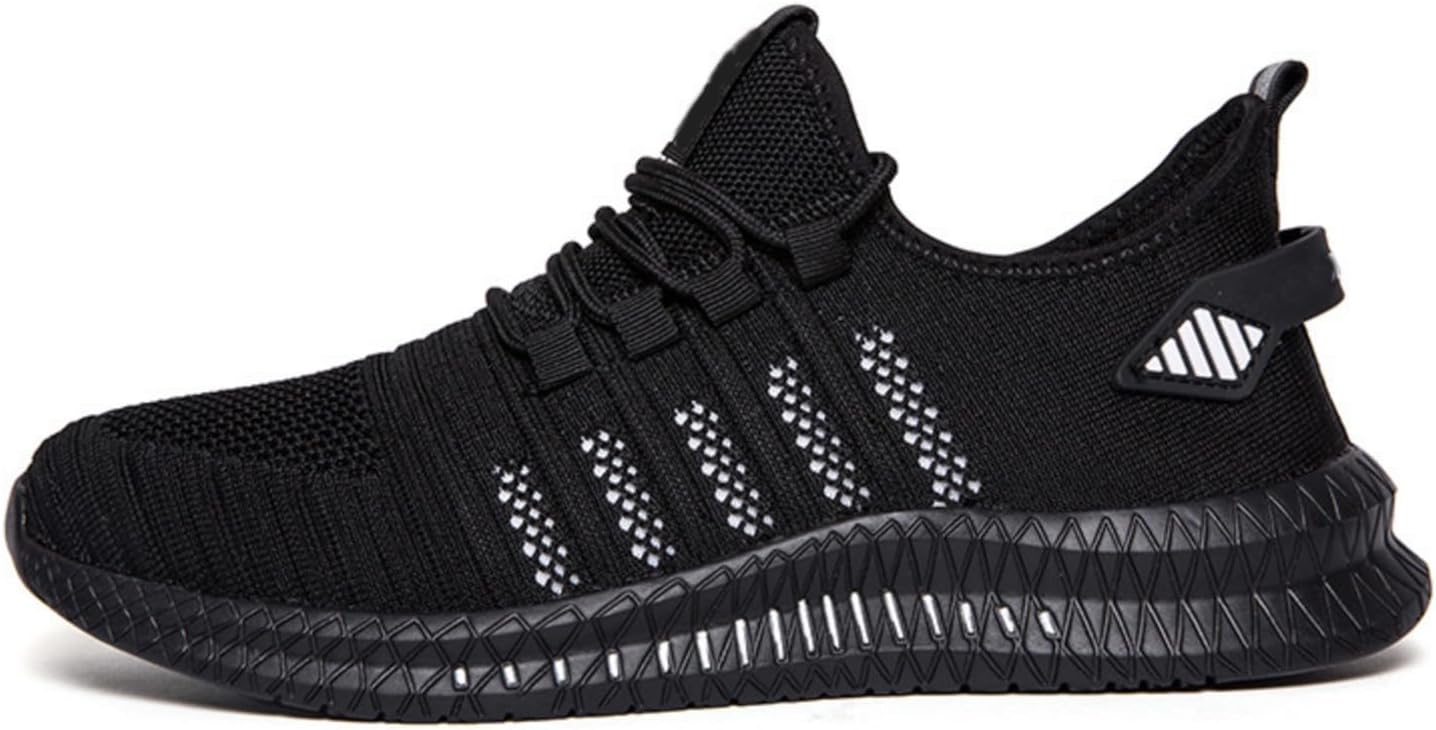 Повседневные кроссовки для мужчин и женщин, дышащие теннисные беговые кроссовки, легкие мягкие спортивные тренеры, противоскользящие спортивные кроссовки Movnebyro, белый — фото 2