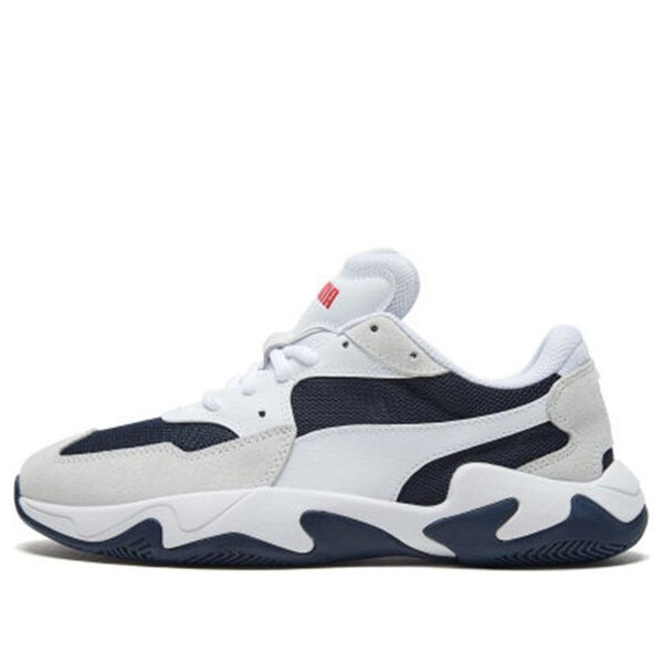 

Кроссовки storm adrenaline low white casual sneakers shoes 'black white' Puma, черный