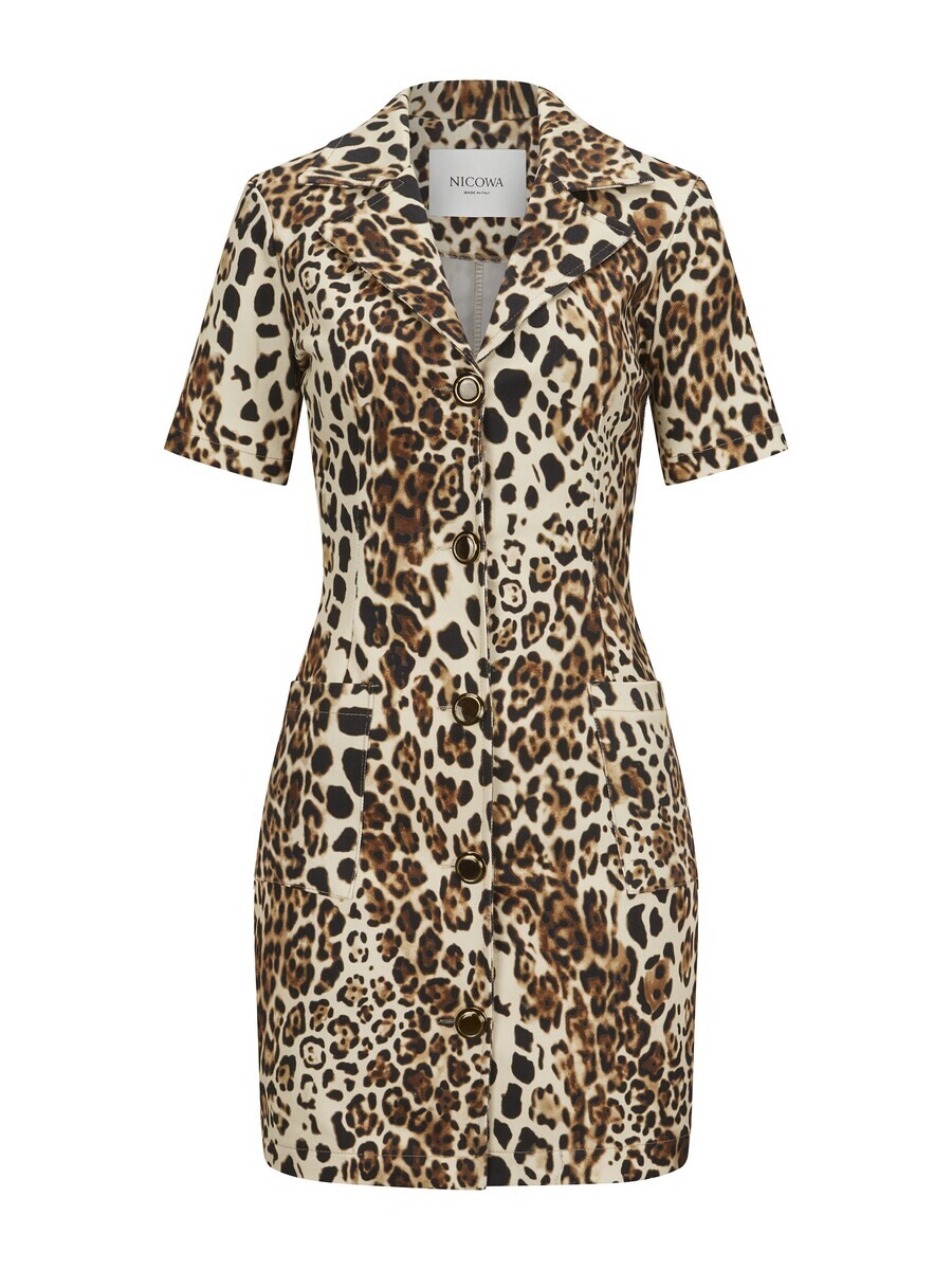 

Платье рубашка Nicowa Shirt Dress Rilona, коричневый