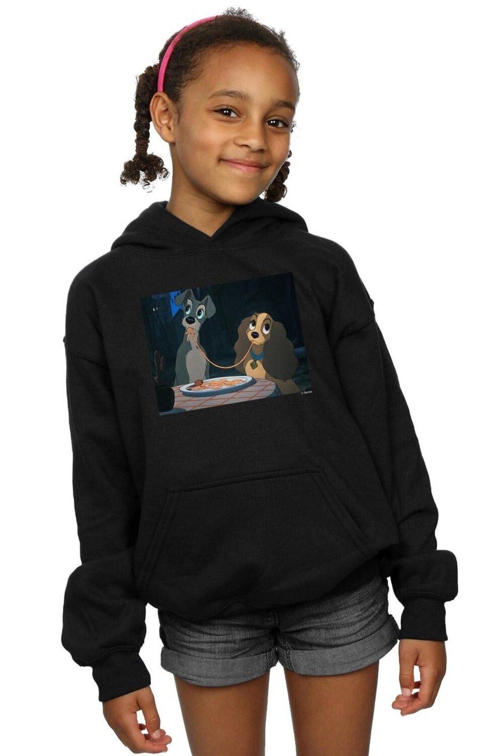 

Толстовка с капюшоном Lady And The Tramp Disney, черный