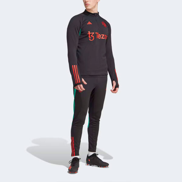 MANCHESTER UNITED THEATR OF DREAMS Толстовка мужская черная Adidas, черный — фото 2