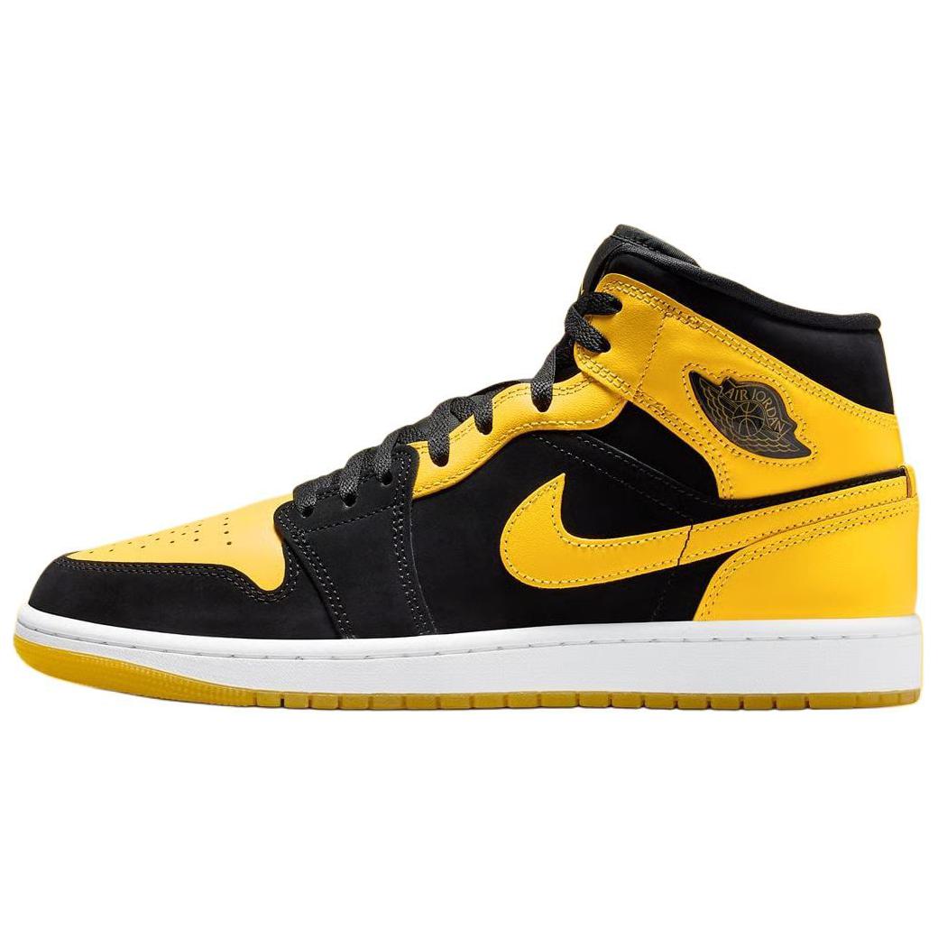 

Кроссовки 1 Mid New Love 2025 Jordan, Black Yellow