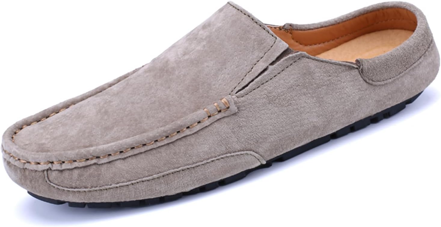 

Мужские ручной работы замшевые кожаные лоферы Abborora, хаки