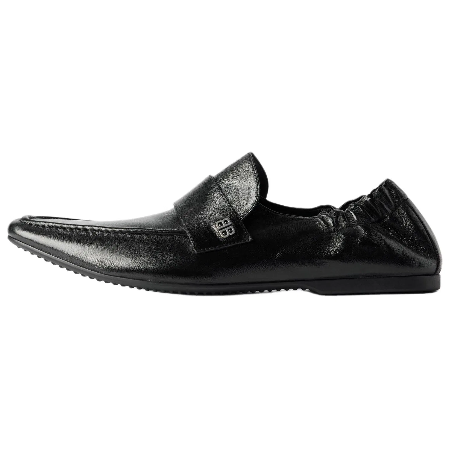 Casual кожаные туфли Balenciaga Palermo черные