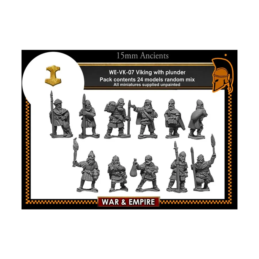 

Рейдеры с грабежом, War & Empire - Dark Ages Miniatures - Viking (15mm)