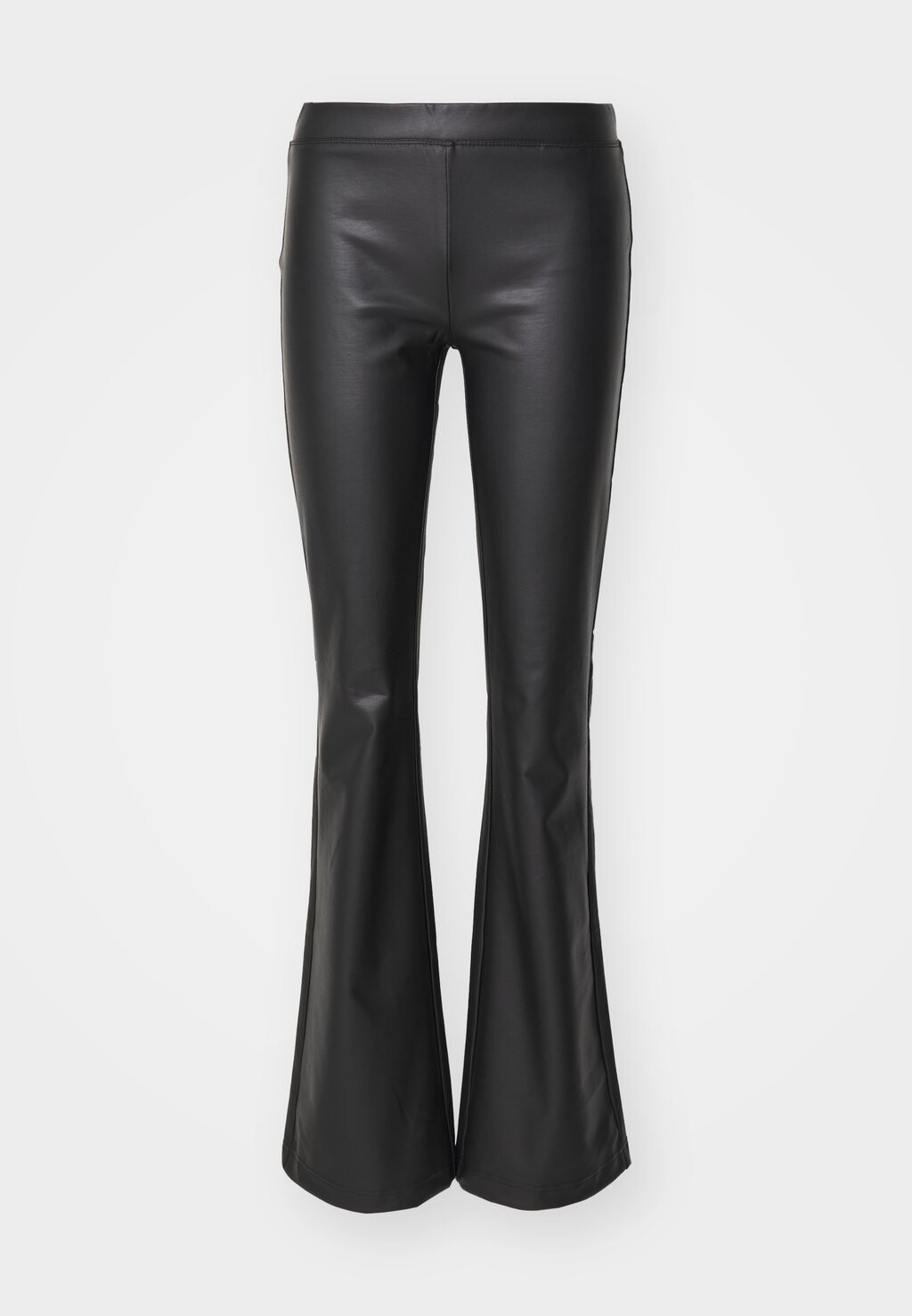 

Брюки ONLPOPTRASH COATED PULL UP FLAR PANT ONLY, черный