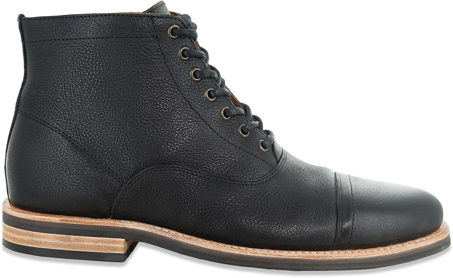 Ботинки Andres Handcrafted The Commander с закрытым носком и шнуровкой A1002 Andres Handcrafted Boots, черный — фото 2