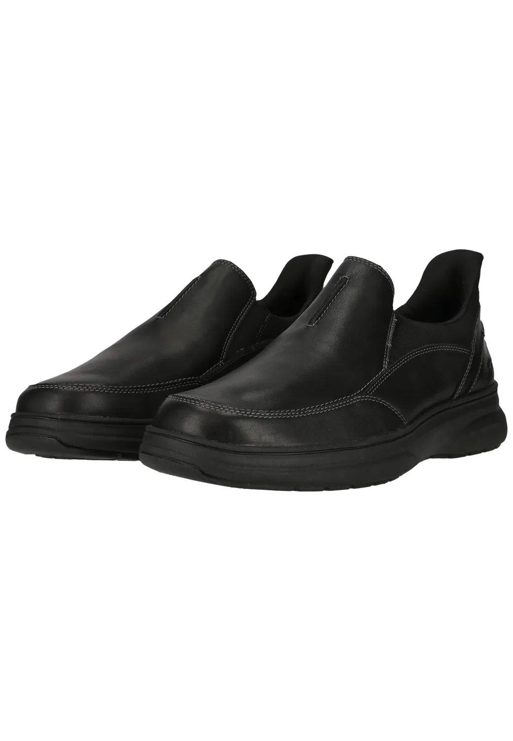 Слипперы Mullan Step, Clarks, черная кожа