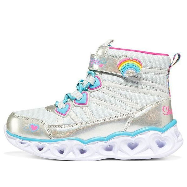 

Кроссовки sweetheart lights 'white silver blue' Skechers, белый