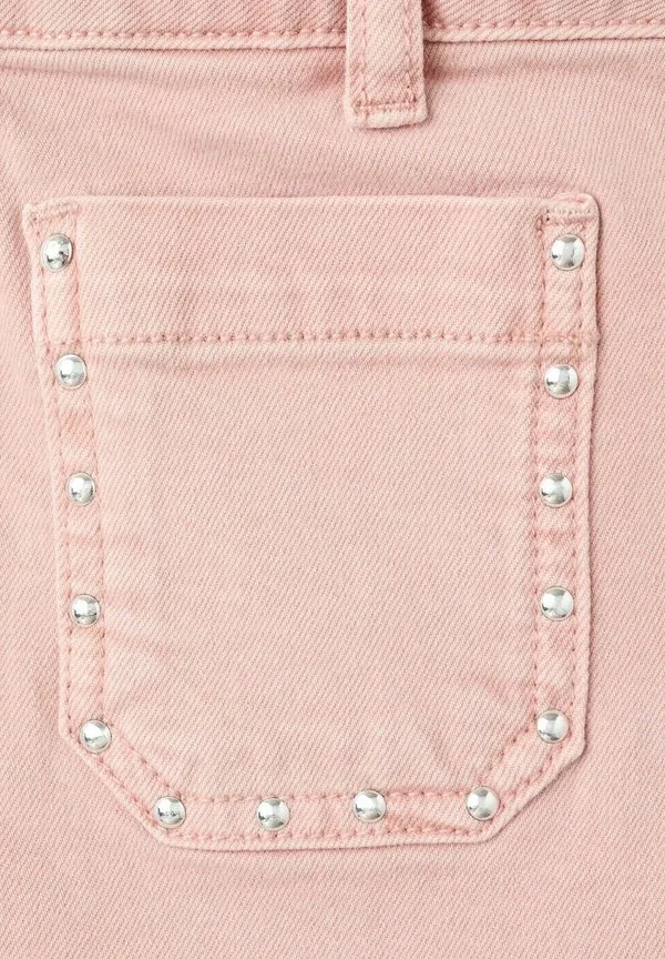 Детские джинсовые шорты Mango Kids, Pink — фото 3