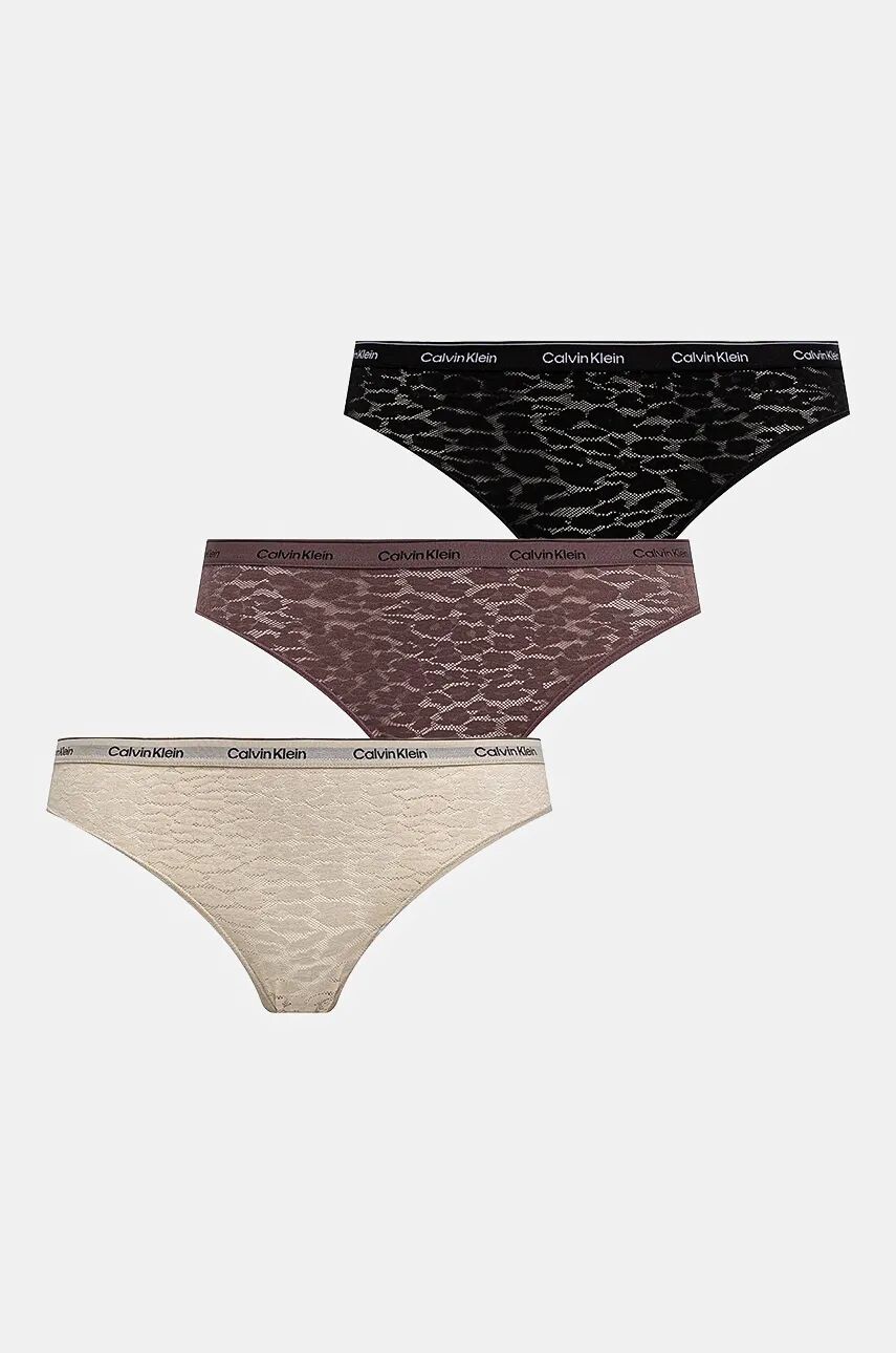 

Бразильские трусы Calvin Klein Underwear, 3 пары, черный