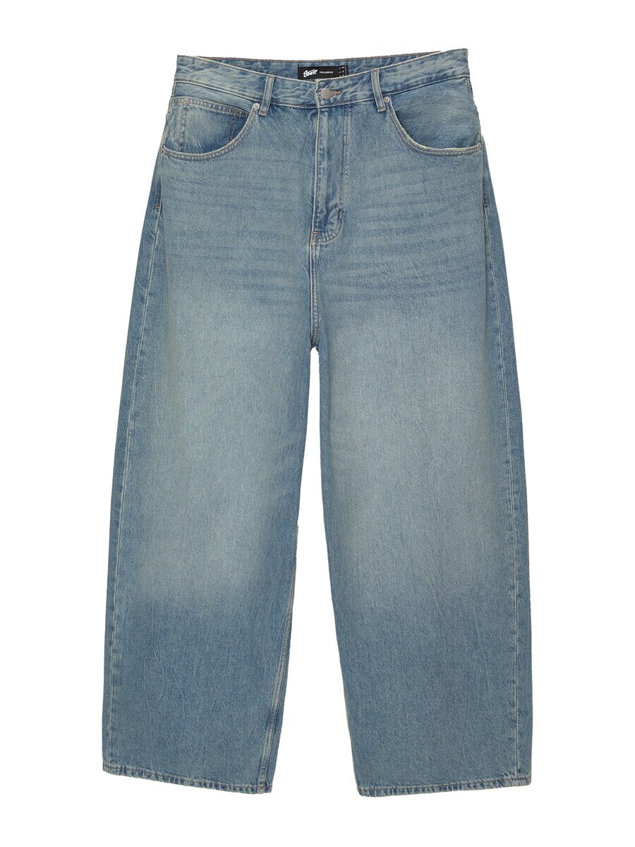 

Джинсы Pull&Bear Wide leg Jeans, синий деним