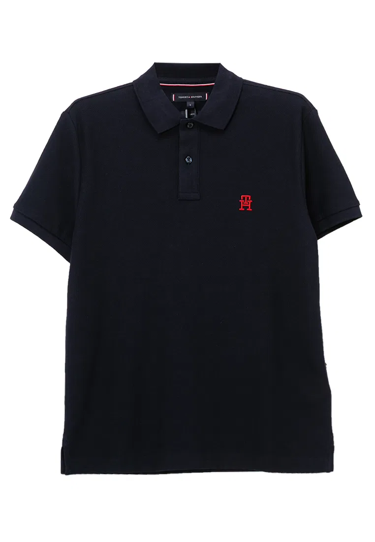 Поло, с монограммой, Tommy Hilfiger, цвет Desert Sky