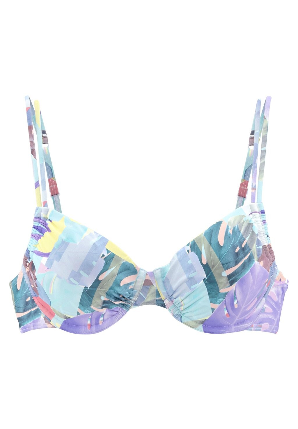 

Верх бикини Venice Beach, Lila Bedruckt