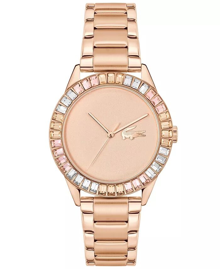 

Женские часы Ladycroc Carnation Gold с браслетом из нержавеющей стали, 36,5 мм Lacoste