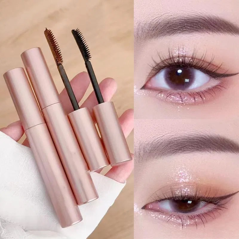 Тушь для ресниц водостойкая Yingqible Curl Mascara, черный+коричневый — фото 2
