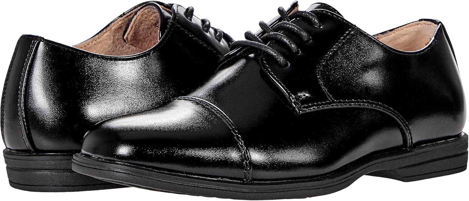 Детские оксфорды Florsheim Boys Rolan с кап-то носком (младшие/старшие дети), черный — фото 2