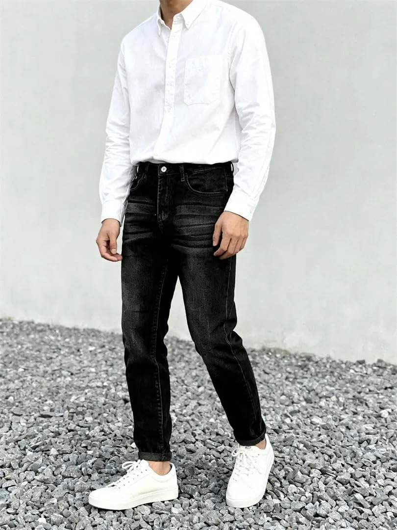 Джинсы, классические Slim Fit, G03hei — фото 4