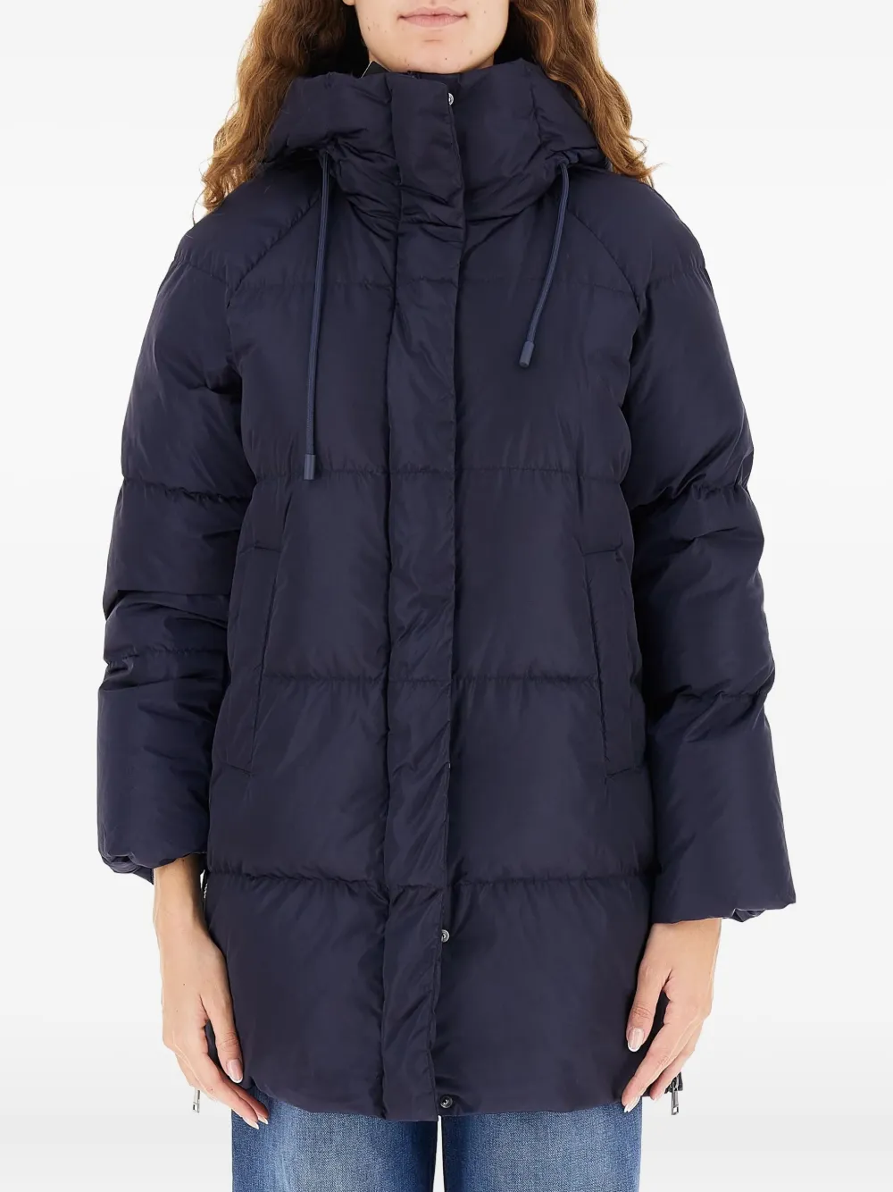 

Куртка-пуховик с капюшоном Weekend Max Mara, синий